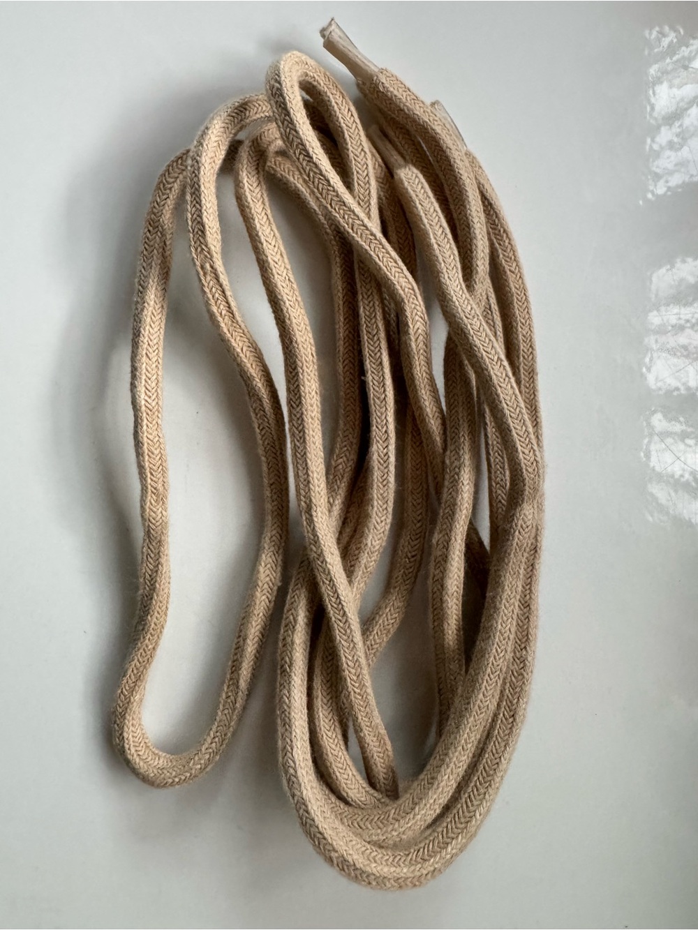 Golden Goose Tan Square Laces